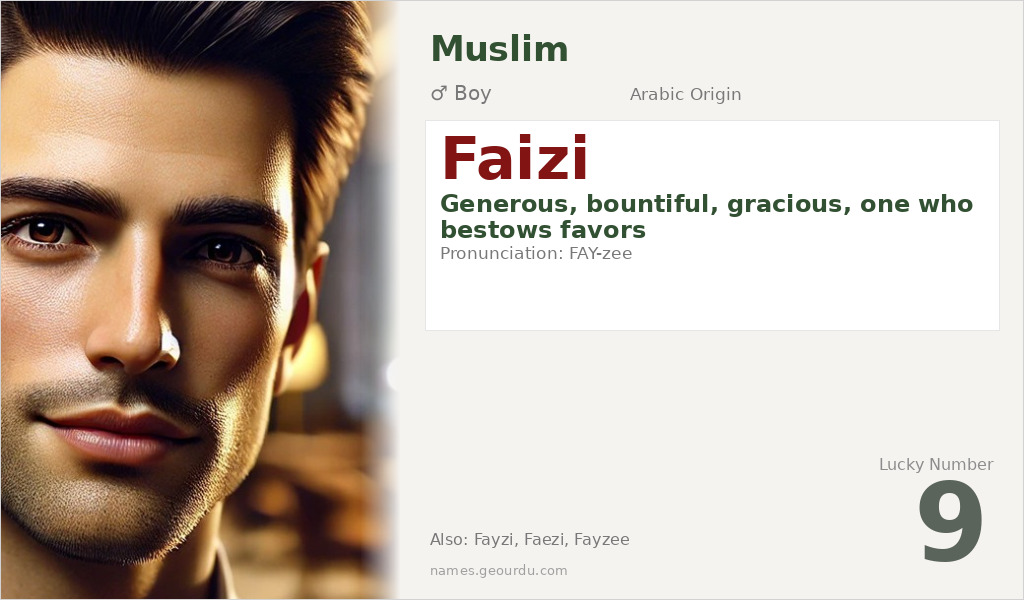 Faizi Name Meaning and Details