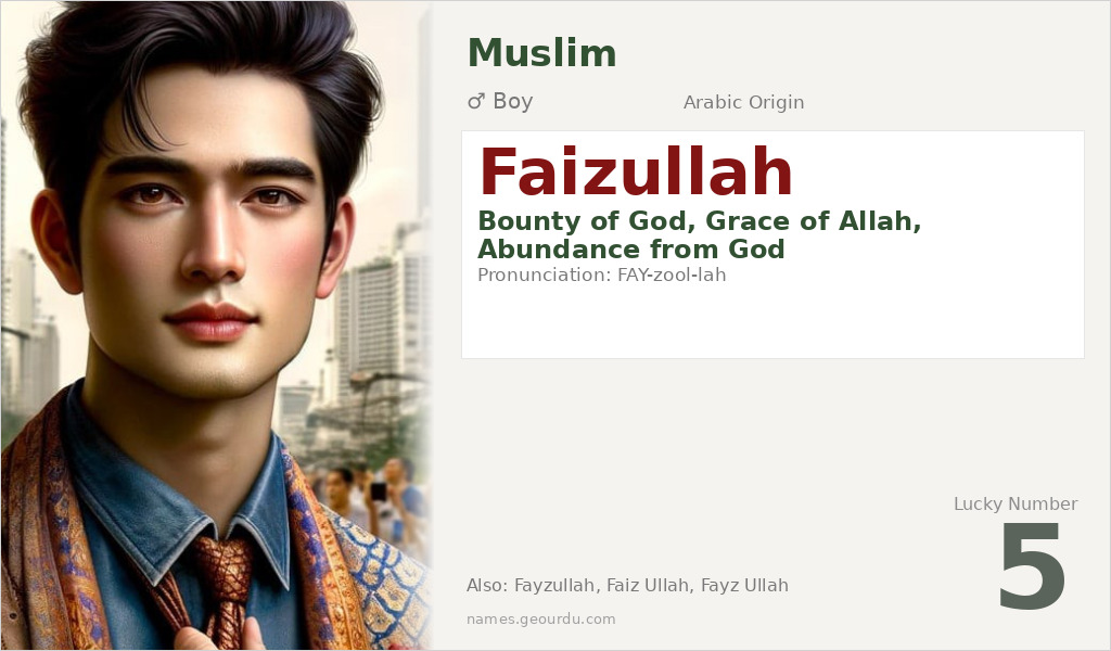 Faizullah Name Meaning and Details