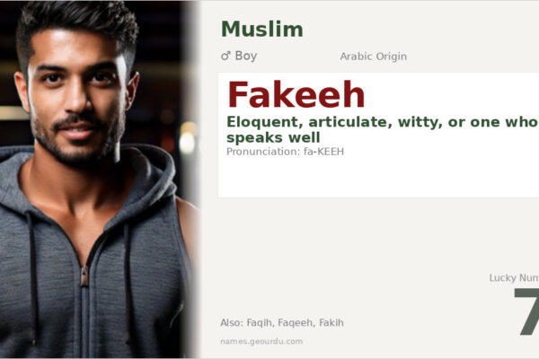 Fakeeh Name Meaning — Arabic Origin, Boy Name & Details (2025)