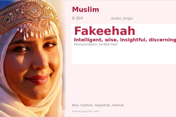 Fakeehah Name Meaning — Arabic Origin, Girl Name & Details (2025)