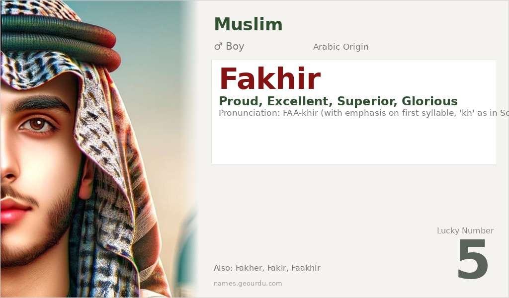 Fakhir Name Meaning and Details