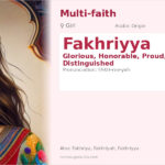 Fakhriyya Name Meaning and Details