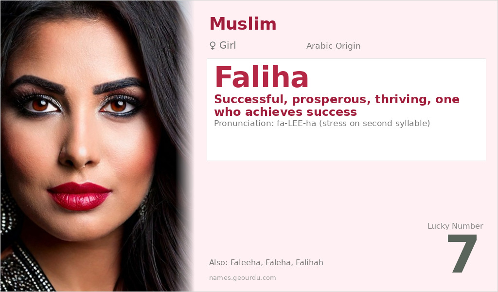 Faliha Name Meaning and Details