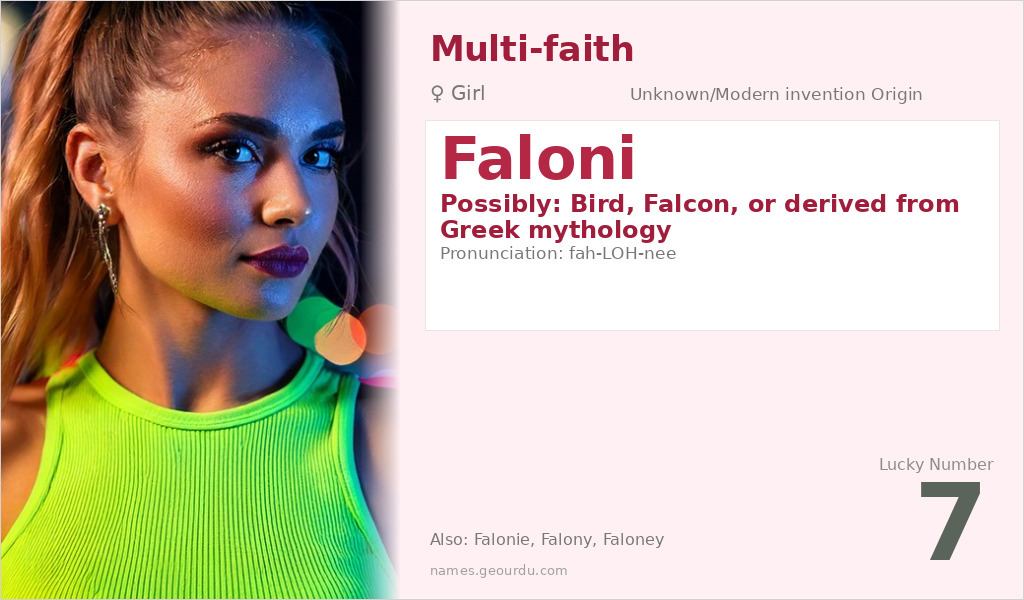 Faloni Name Meaning and Details