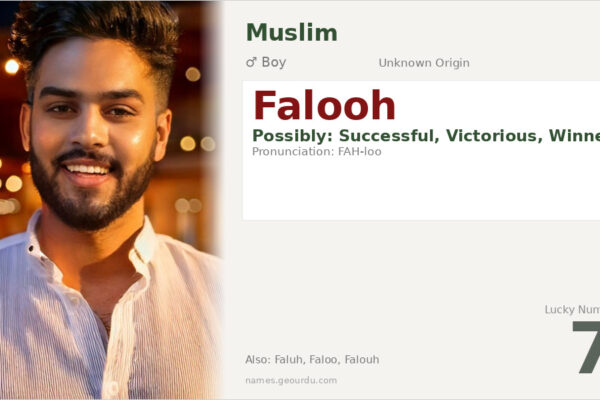 Falooh Name Meaning — Origin, Gender & Details (2025)