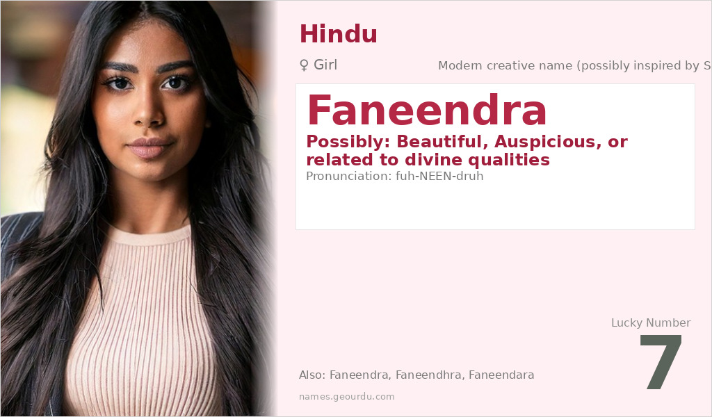 Faneendra Name Meaning and Details