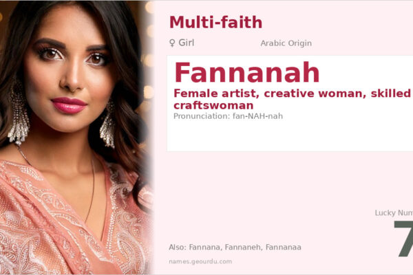 Fannanah Name Meaning — Arabic Origin, Girl Name & Details (2025)