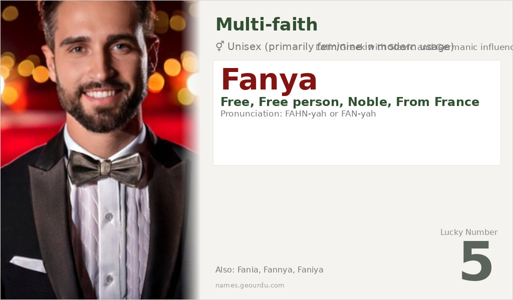 Fanya Name Meaning and Details