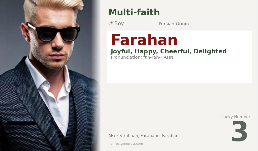 Farahan Name Meaning and Details