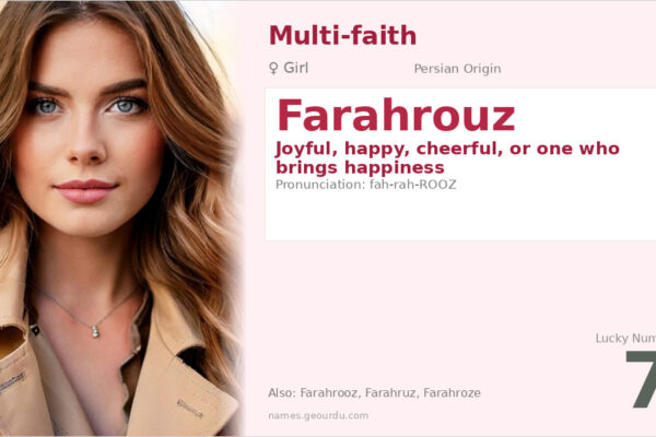 Farahrouz Name Meaning — Persian Origin, Girl Name & Details (2025)