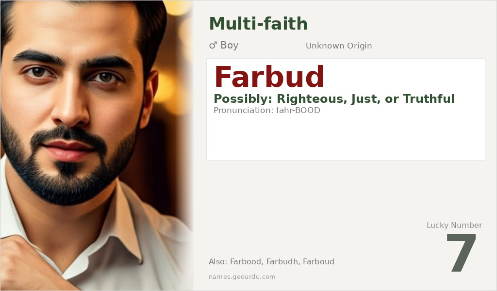 Farbud Name Meaning and Details
