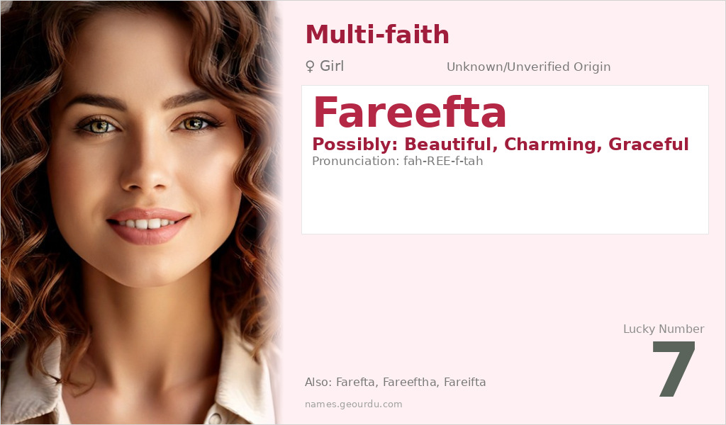 Fareefta Name Meaning and Details