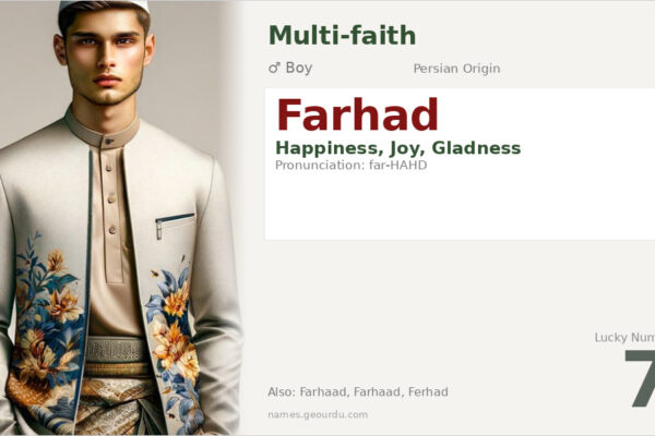 Farhad Name Meaning — Persian Origin, Boy Name & Details (2025)