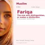 Fariqa Name Meaning and Details