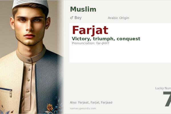 Farjat Name Meaning — Arabic Origin, Boy Name & Complete Guide (2025)