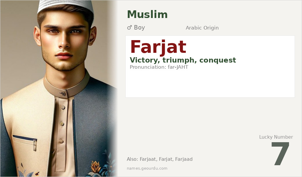 Farjat Name Meaning and Details