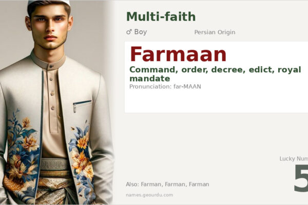 Farmaan Name Meaning — Persian Origin, Boy Name & Details (2025)