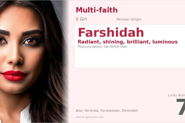 Farshidah Name Meaning — Persian Origin, Girl Name & Details (2025)