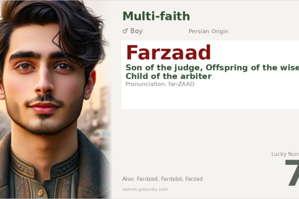 Farzaad Name Meaning — Persian Origin, Boy Name & Details (2025)