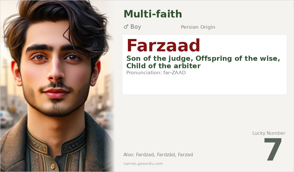 Farzaad Name Meaning and Details
