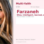Farzaneh Name Meaning and Details
