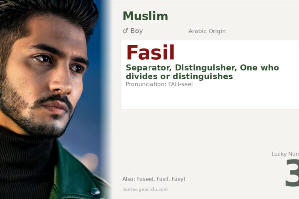Fasil Name Meaning — Arabic Origin, Boy Name & Details (2025)
