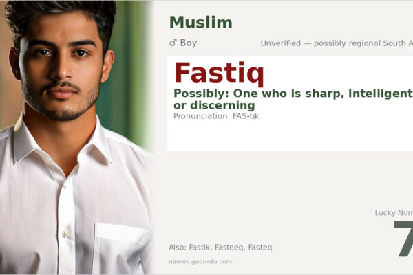 Fastiq Name Meaning — Origin, Gender & Details (2025)