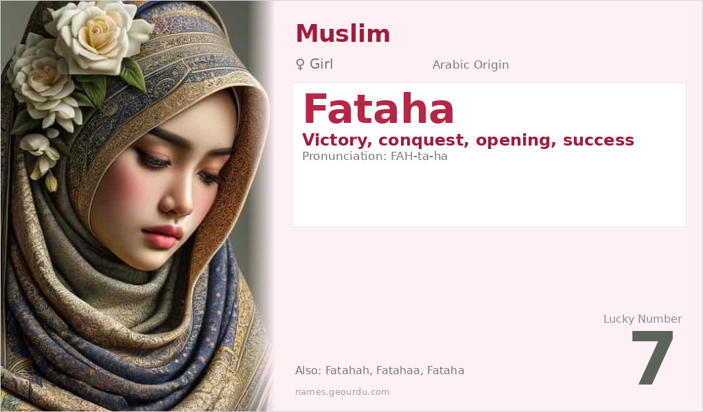 Fataha Name Meaning and Details