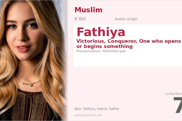 Fathiya Name Meaning — Arabic Origin, Girl’s Name & Details (2025)