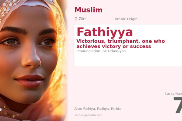 Fathiyya Name Meaning — Arabic Origin, Girl Name & Details (2025)