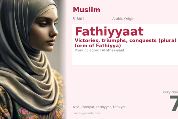 Fathiyyaat Meaning — Arabic Origin, Girl Name & Details (2025)