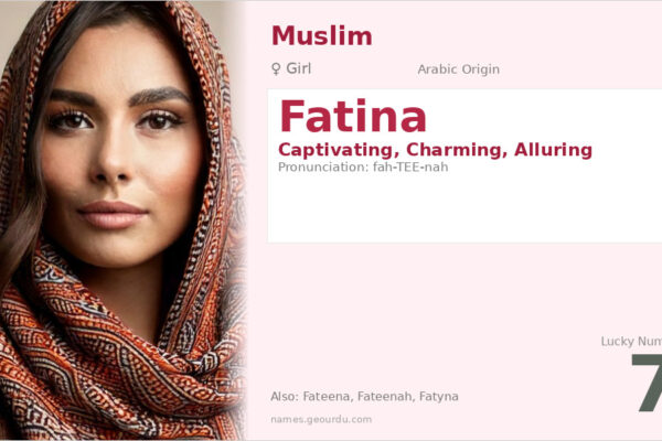 Fatina Name Meaning — Arabic Origin, Girl Name & Details (2025)
