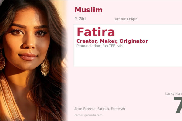Fatira Name Meaning — Arabic Origin, Girl Name & Details (2025)
