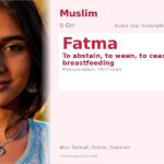Fatma Name Meaning and Details