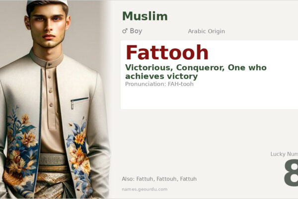 Fattooh Name Meaning — Arabic Origin, Boy Name & Details (2025)