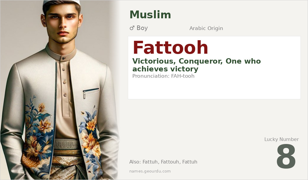 Fattooh Name Meaning and Details