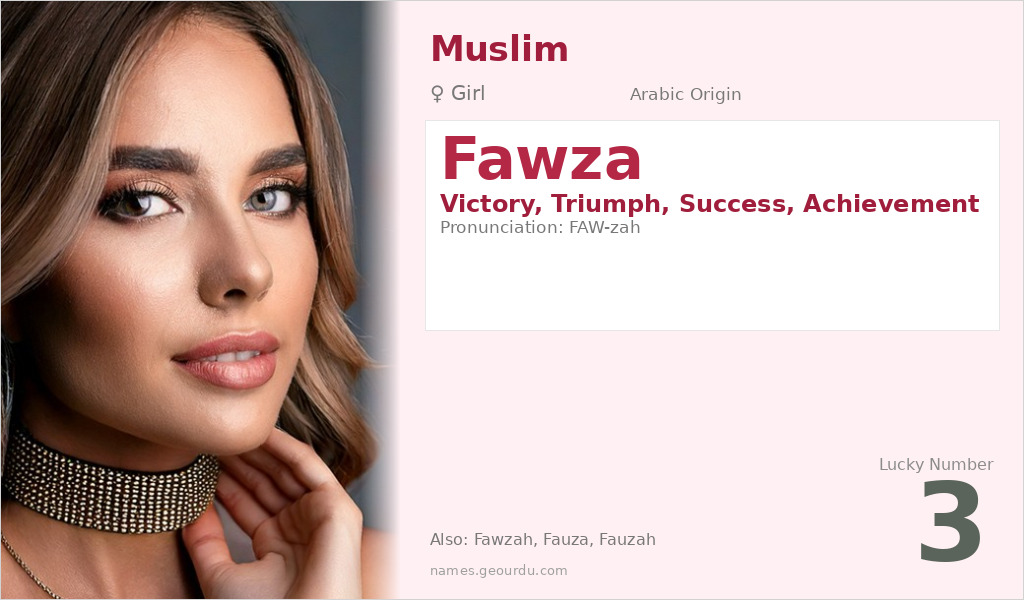 Fawza Name Meaning and Details