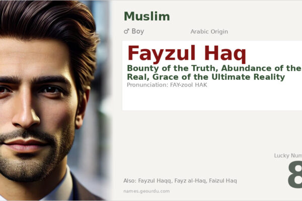 Fayzul Haq Name Meaning — Arabic Origin, Boy Name & Islamic Significance (2025)