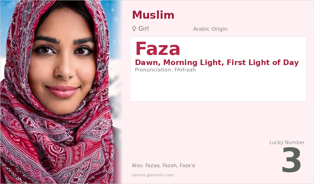Faza Name Meaning and Details