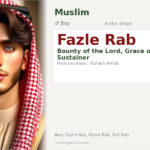 Fazle Rab Name Meaning and Details
