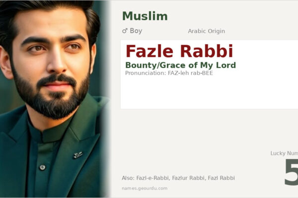 Fazle Rabbi Name Meaning — Arabic Origin, Boy Name & Details (2025)