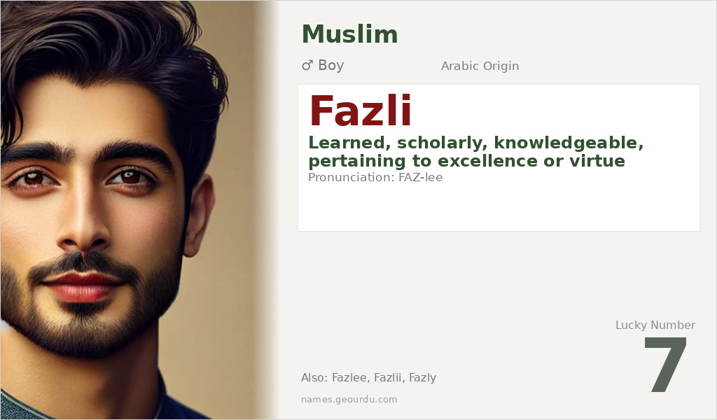 Fazli Name Meaning and Details
