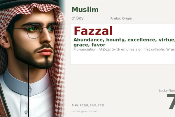 Fazzal Name Meaning — Arabic Origin, Boy Name & Details (2025)