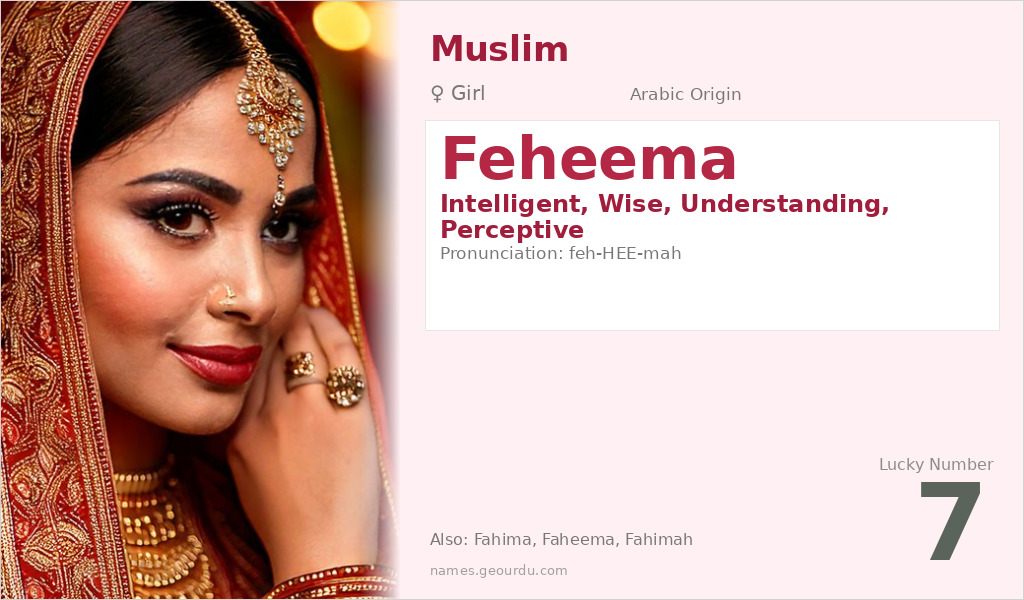 Feheema Name Meaning and Details