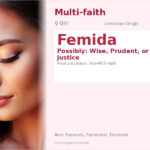 Femida Name Meaning and Details