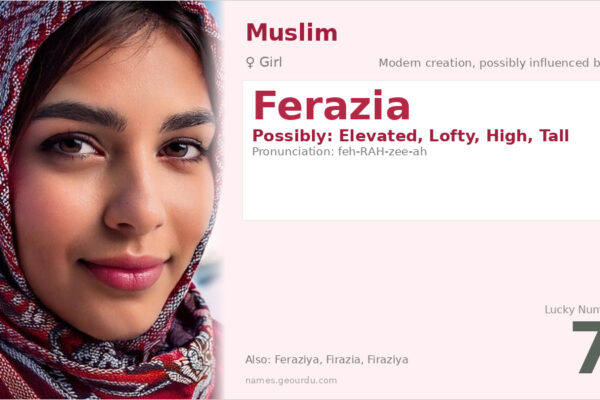 Ferazia Name Meaning — Origin, Gender & Details (2025)