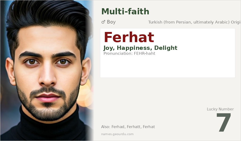 Ferhat Name Meaning and Details