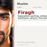 Firagh Name Meaning and Details