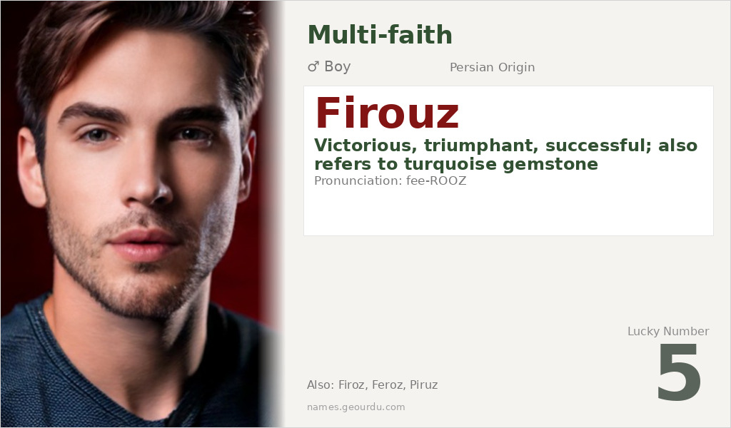 Firouz Name Meaning and Details