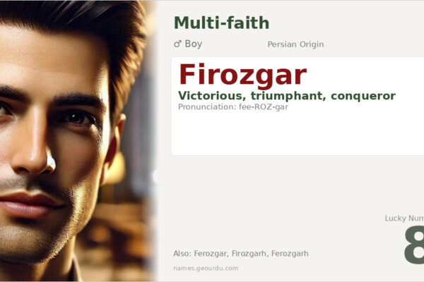 Firozgar Name Meaning — Persian Origin, Boy Name & Historical Significance (2025)